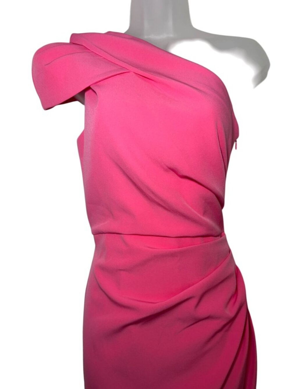 Elliatt Klara One Shoulder Pink Gown Small Draped Formal Dress NWT - Picture 4 of 8